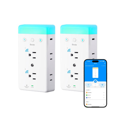 【Business Only】Govee Smart Plug Outlet Extender With Night Light
