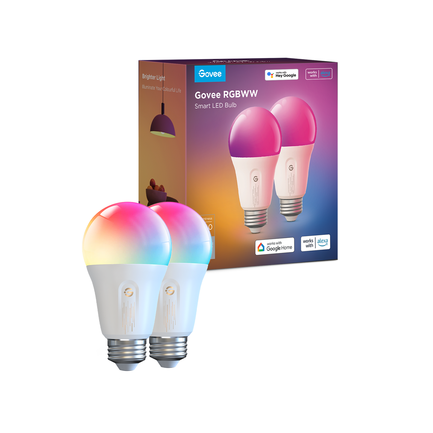 【Business Only】Govee A19 Smart RGBWW Bulbs E26 1200lm