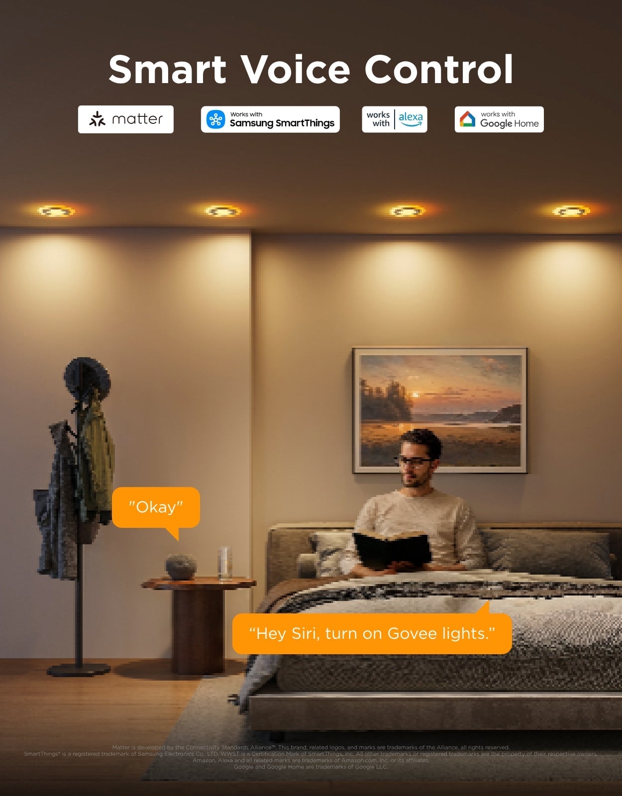 【Business Only】Govee 4/6 Inch Smart Recessed Lights Pro with Night Light