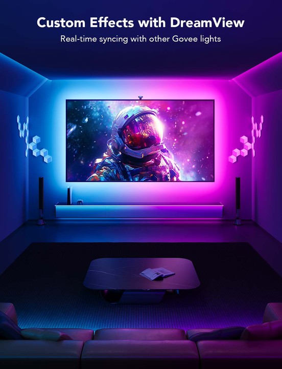 diy ambient tv lighting​