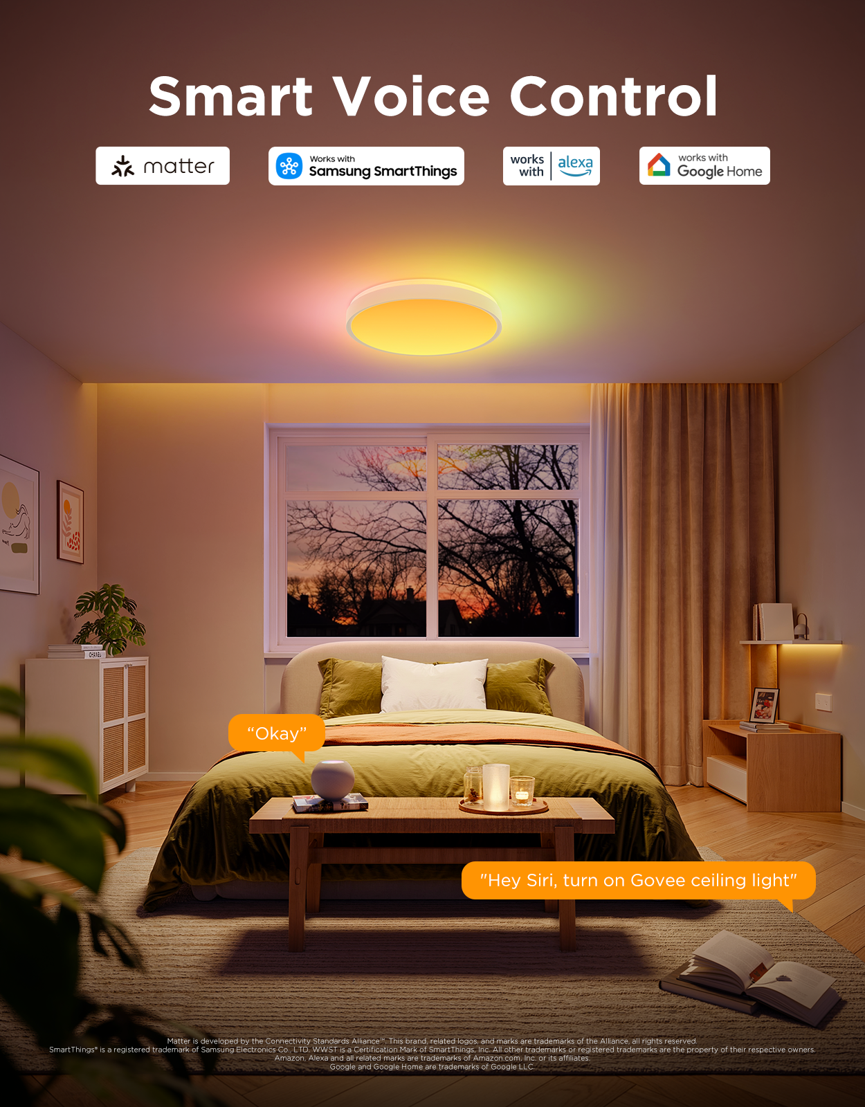 【Business Only】Govee 15-Inch RGBICWW Smart Ceiling Light Pro