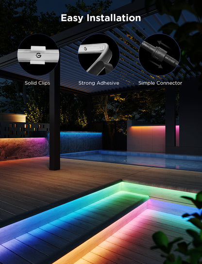 [Business Only] Govee Wi-Fi RGBIC Outdoor Strip Lights