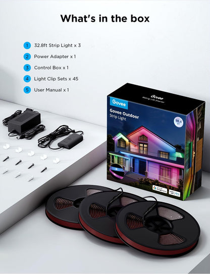 [Business Only] Govee Wi-Fi RGBIC Outdoor Strip Lights