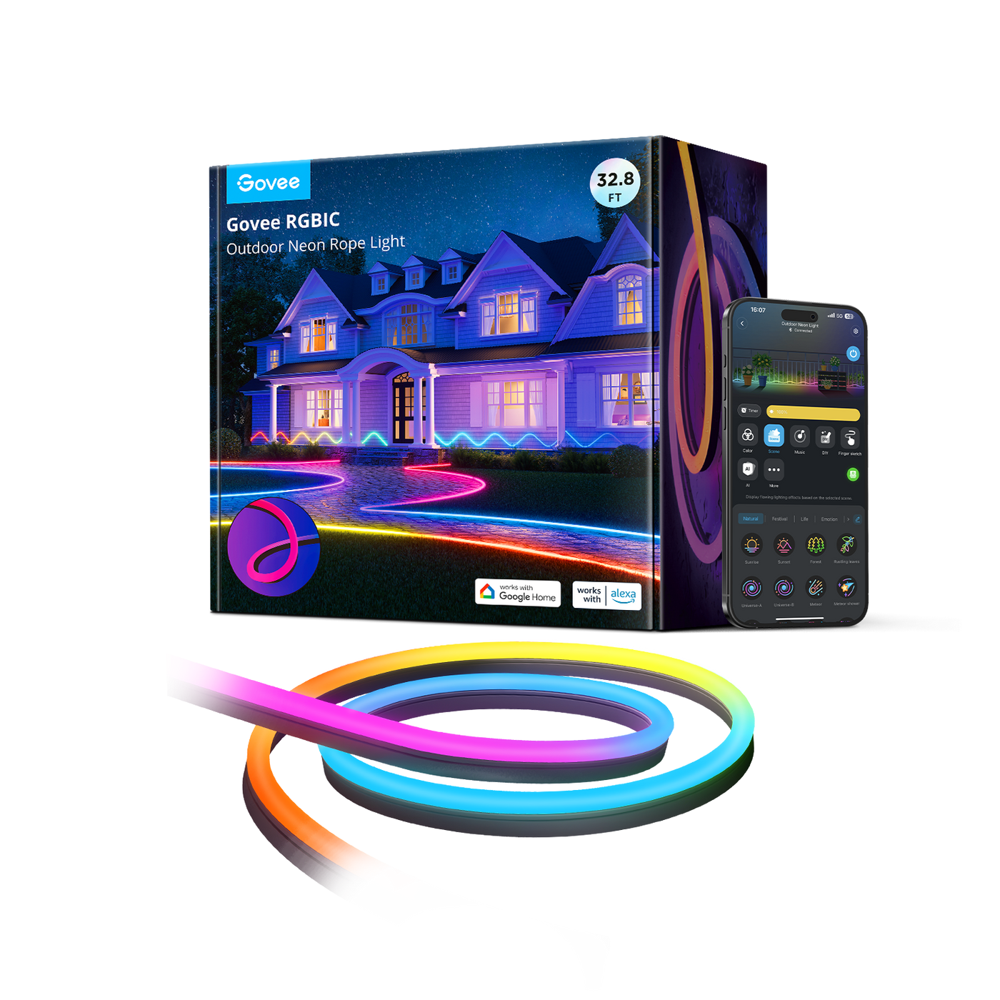 【Business Only】Govee RGBIC Outdoor Neon Rope Light