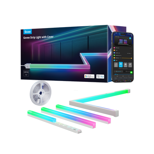 Refurbished Govee RGBIC LED Strip Lights with Covers