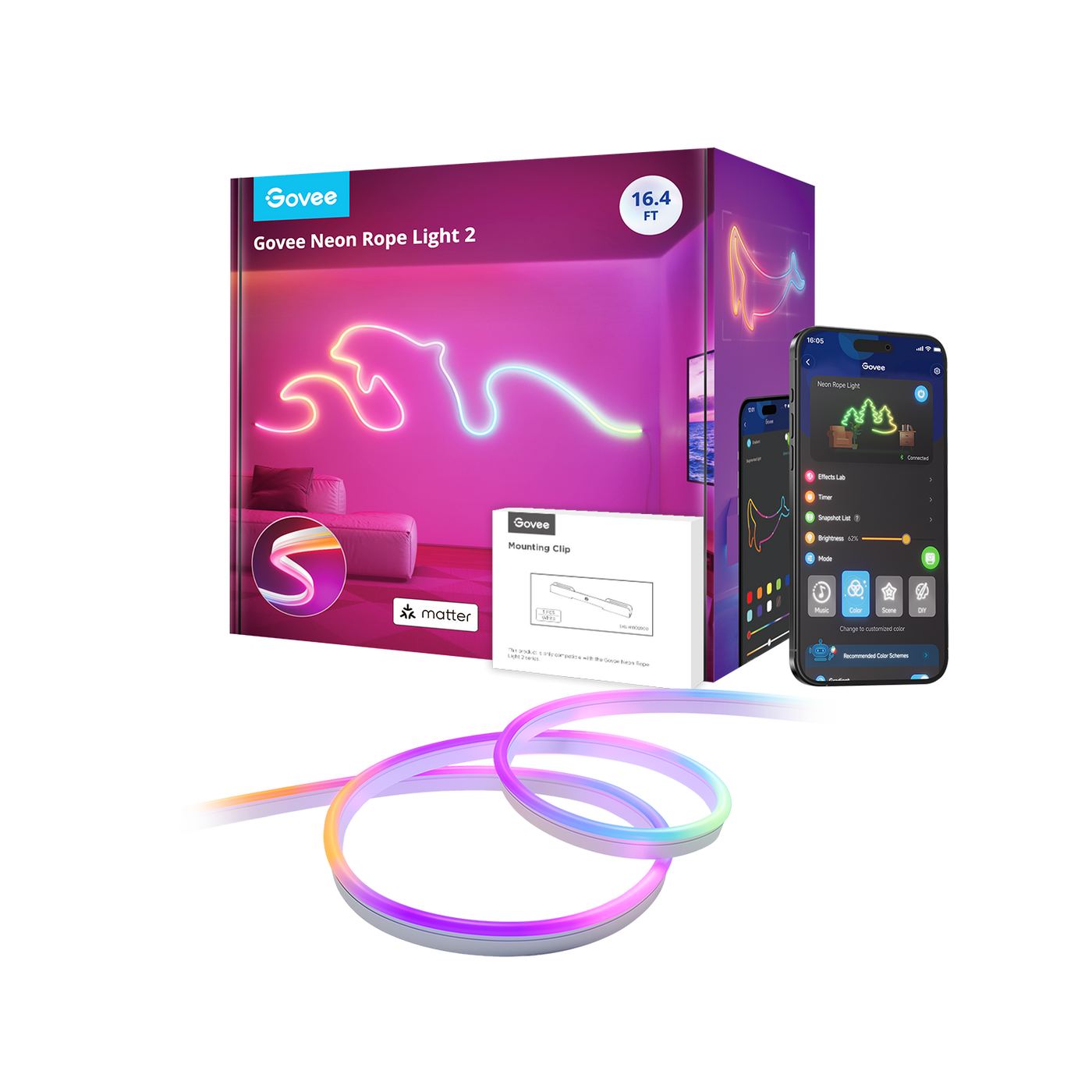 Refurbished Govee Neon Rope Light 2