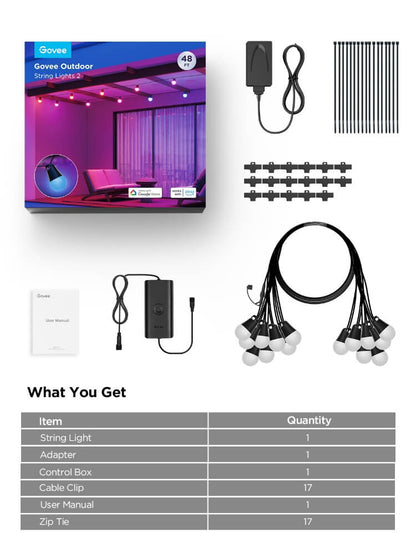 【Business Only】Govee Outdoor String Lights 2