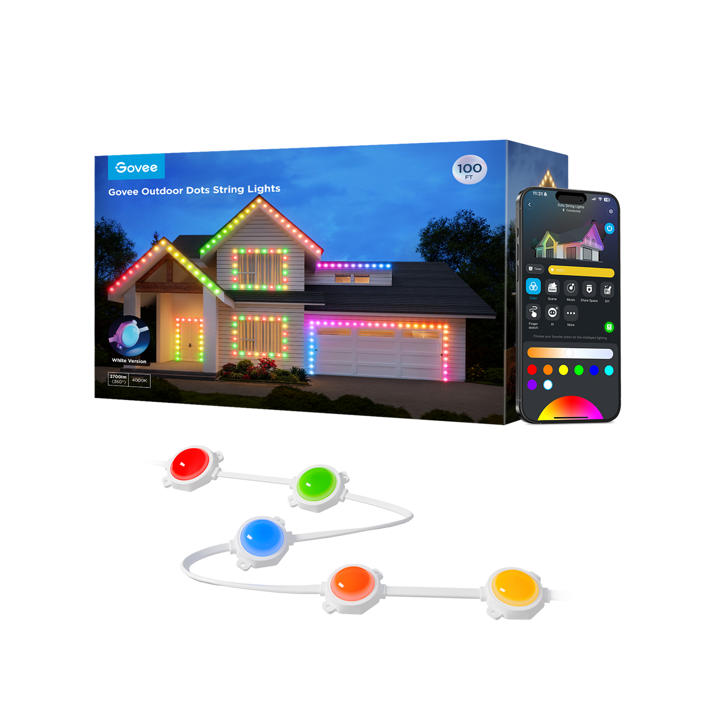 Govee Outdoor Dot String Lights