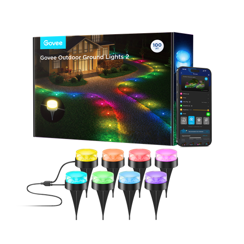 Refurbished Govee Outdoor Ground Lights 2