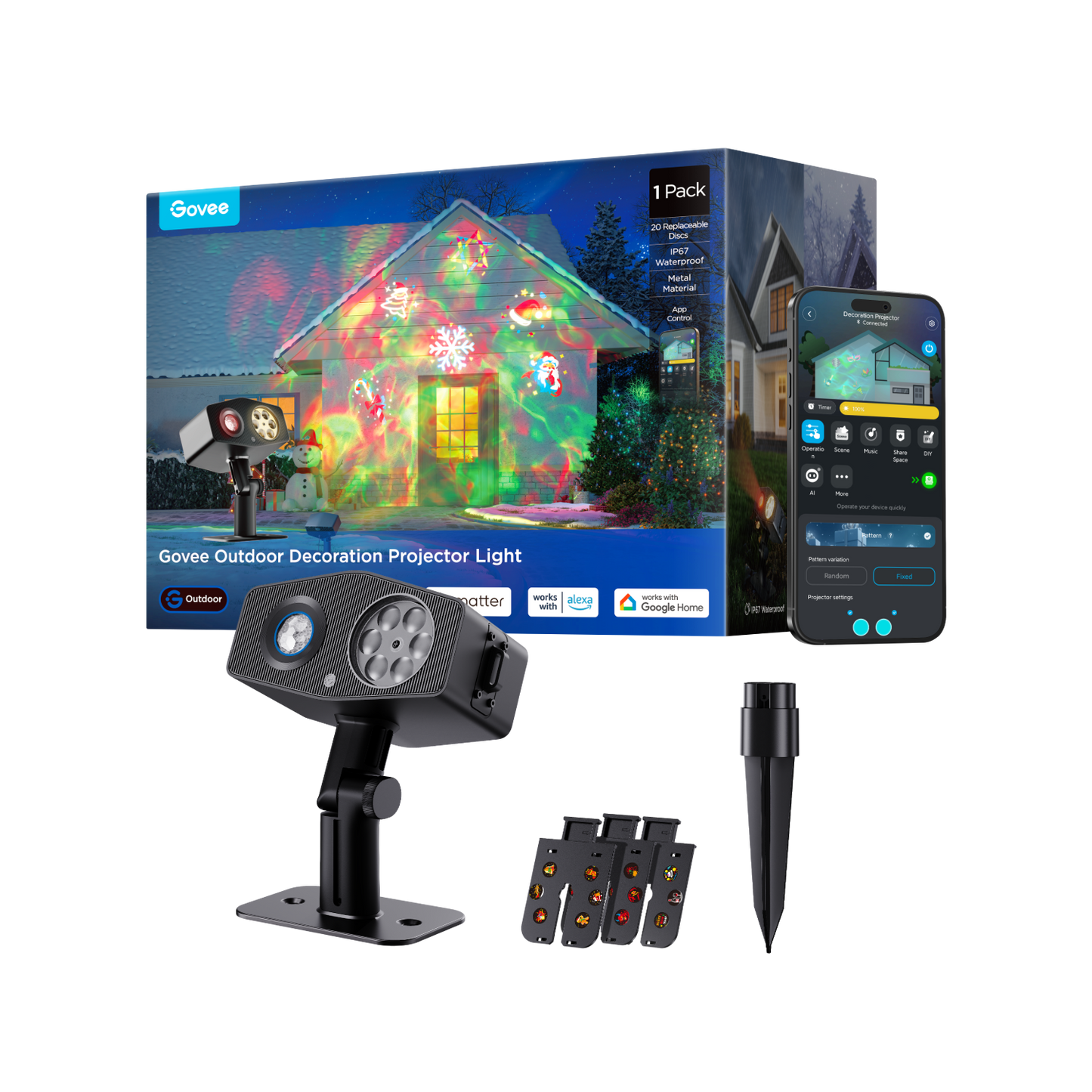 【Business Only】Govee Outdoor Decoration Projector Light