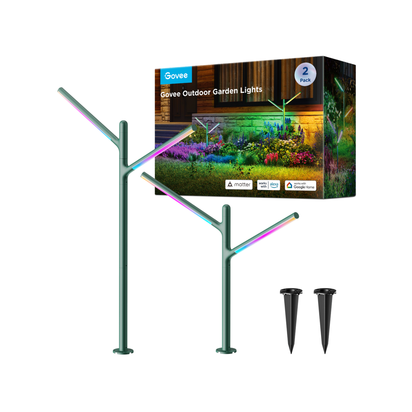 Refurbished Govee Outdoor Garden Lights