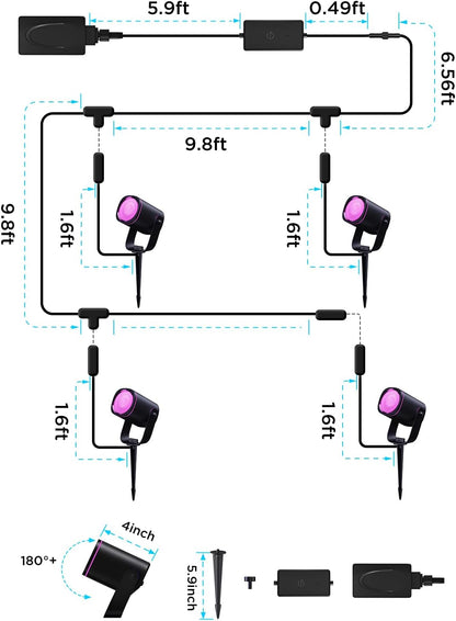 【Business Only】Govee Outdoor Spotlights 2