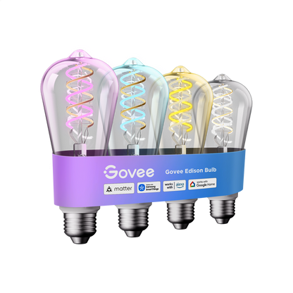 Govee ST19 Smart Edison Light Bulb E26 500lm