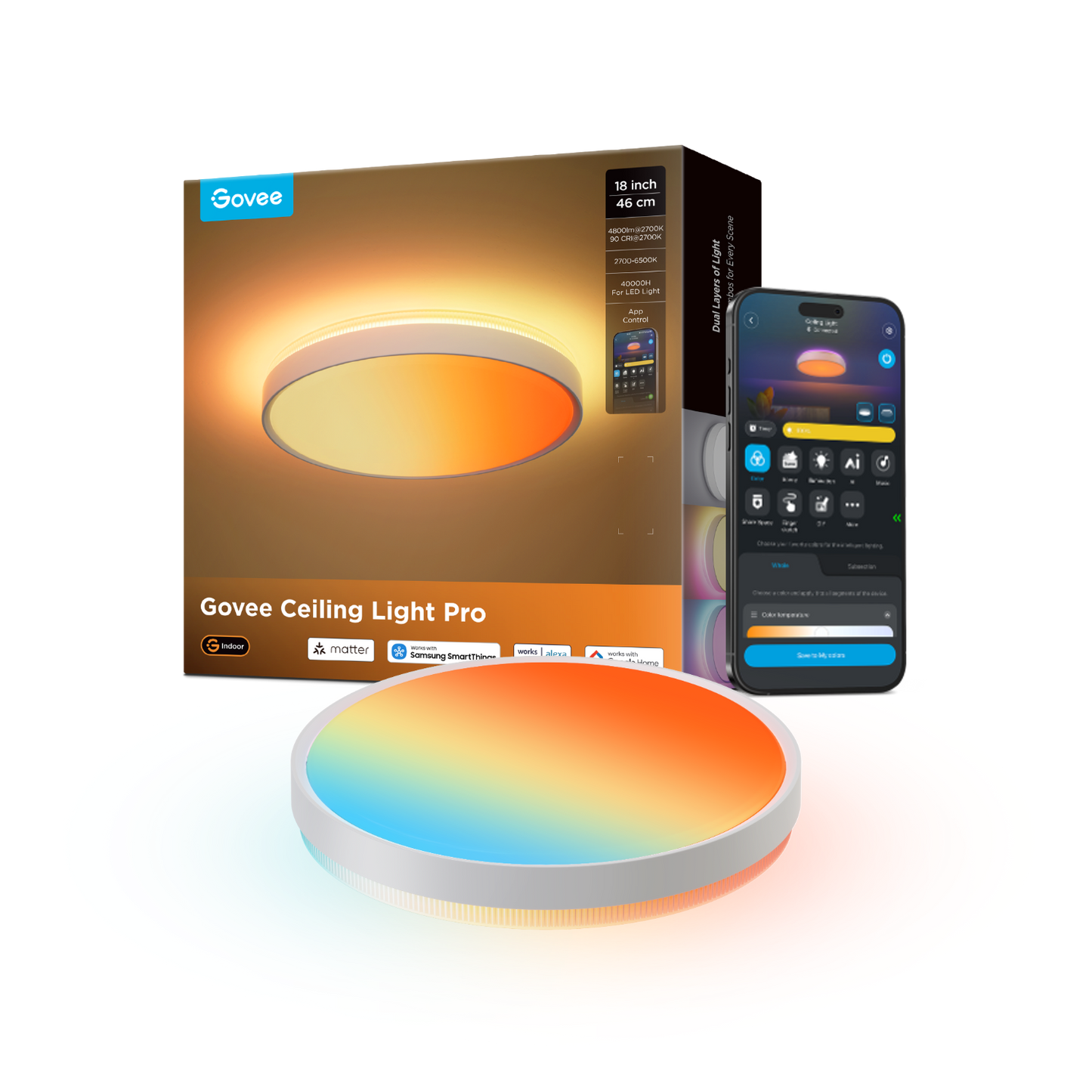 【Business Only】Govee 18-Inch Ceiling Light Pro