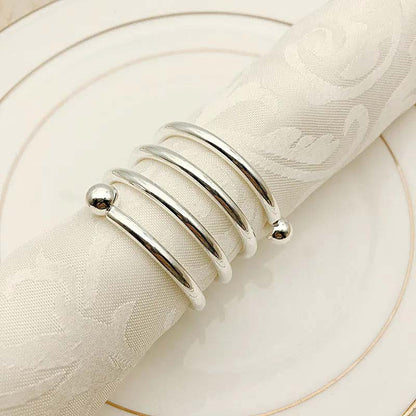 Spiral Napkin Rings – 6 Pieces