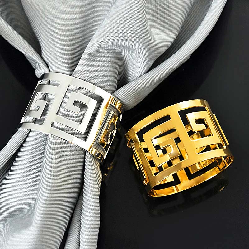 Lux Napkin Rings – 6 Pieces