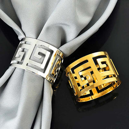 Lux Napkin Rings – 6 Pieces
