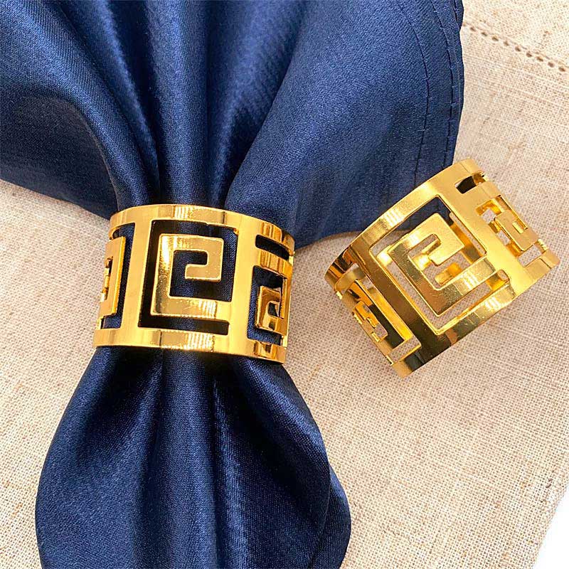 Lux Napkin Rings – 6 Pieces