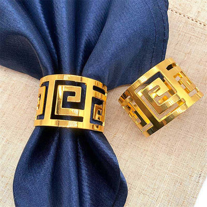 Lux Napkin Rings – 6 Pieces