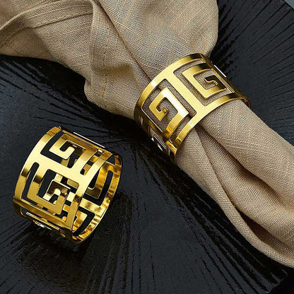Lux Napkin Rings – 6 Pieces