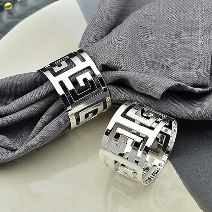Lux Napkin Rings – 6 Pieces