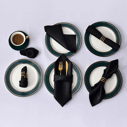 Satin Cloth Napkins – 12 Pieces