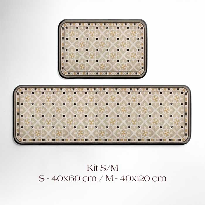Versailles Tile Kitchen Rug Set – 2 Pieces — Kitchen Rug (view 2)