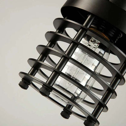 Industrial Vintage Black Pendant Light