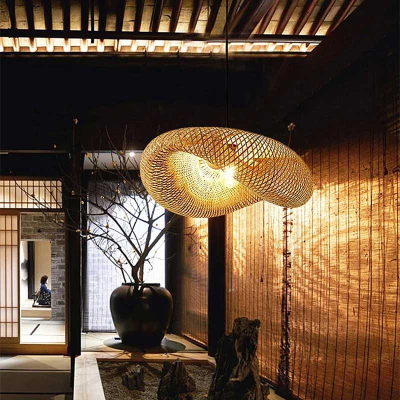 Rattan Orient Padang Pendant Light