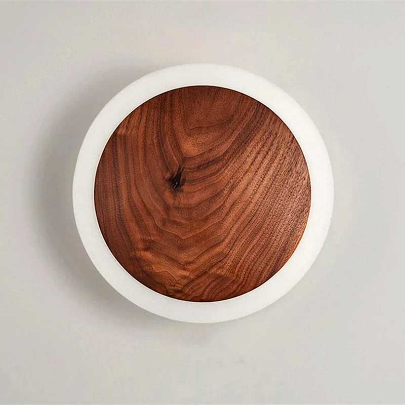 Wood Halo Wall Sconce