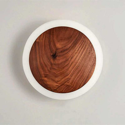 Wood Halo Wall Sconce