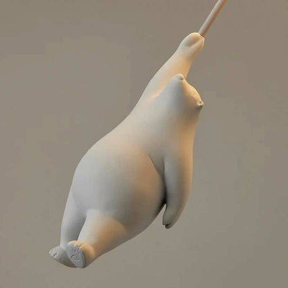 Teddy Bear Moon Ceiling Chandelier