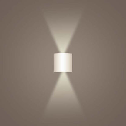 Aluminum White Wall Sconce