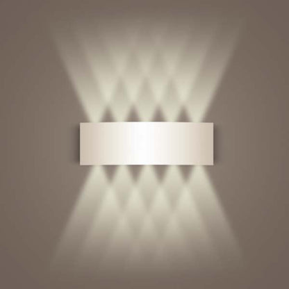 Aluminum White Wall Sconce