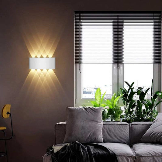 Aluminum White Wall Sconce