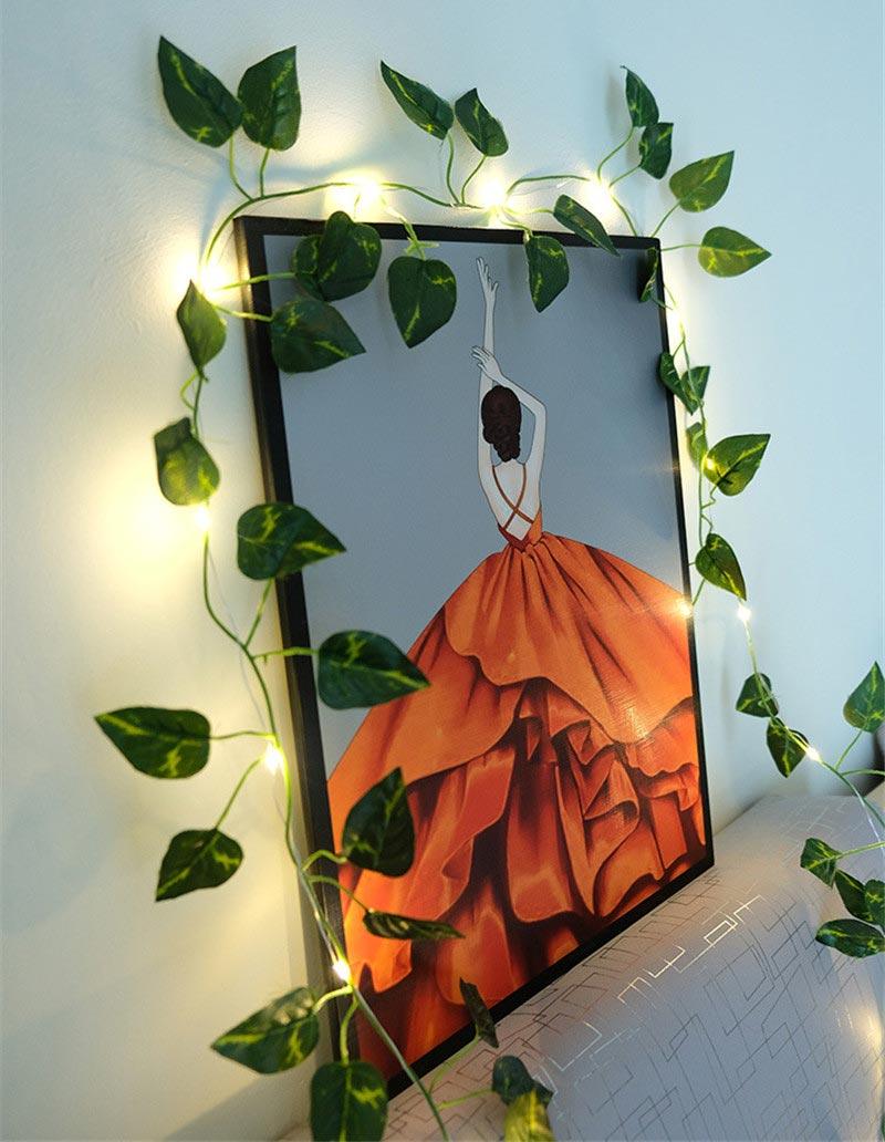 Green Dill LED String Lights