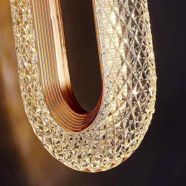 Crystal Elipse Pendant Light