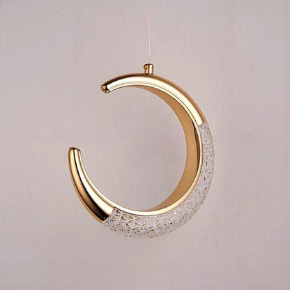 Crystal Moon Pendant Light