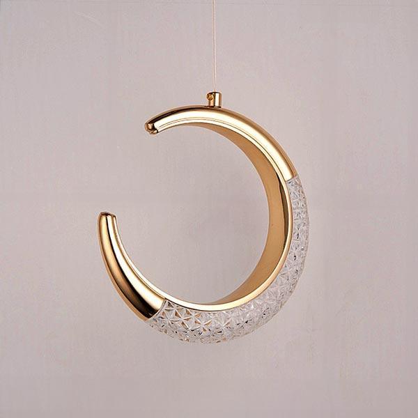 Crystal Moon Pendant Light — Pendant Light (view 2)