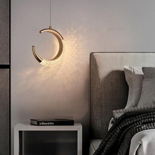 Crystal Moon Pendant Light