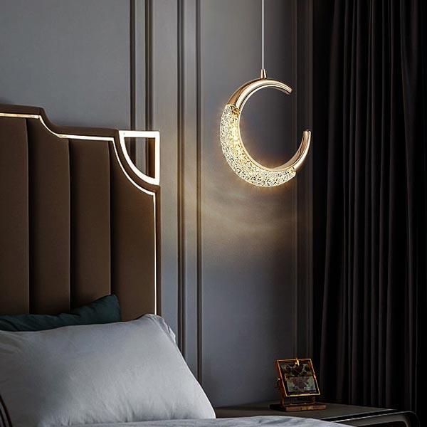 Crystal Moon Pendant Light
