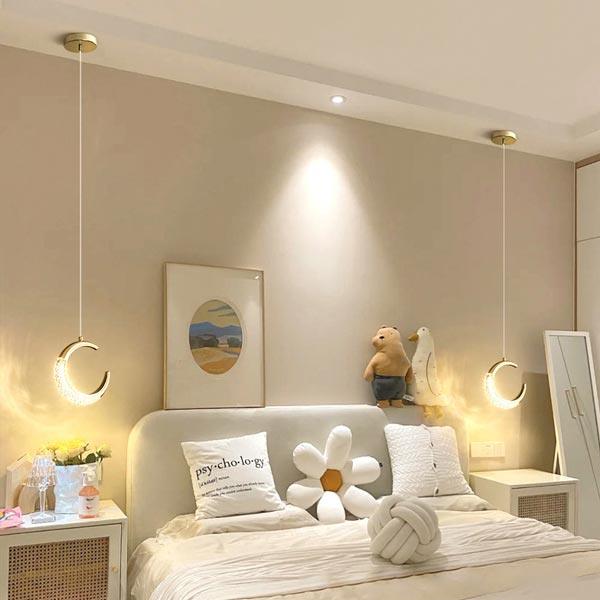 Crystal Moon Pendant Light