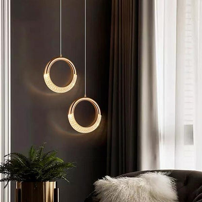 Crystal Ring Pendant Light
