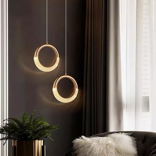Crystal Ring Pendant Light