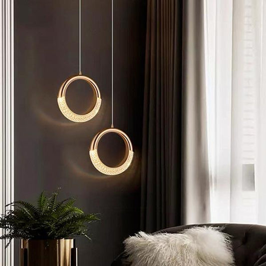 Crystal Ring Pendant Light