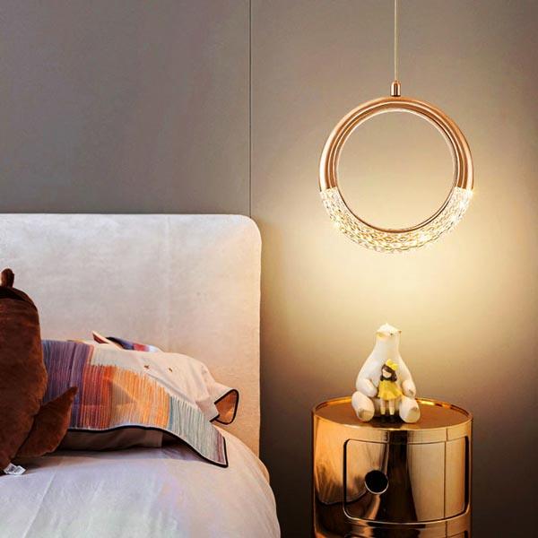 Crystal Ring Pendant Light