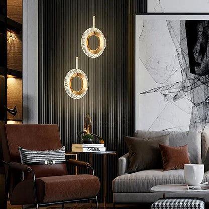 Crystal Round Pendant Light