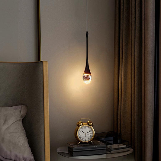 Drop Black Pendant Light