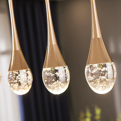 Drop Gold Pendant Light