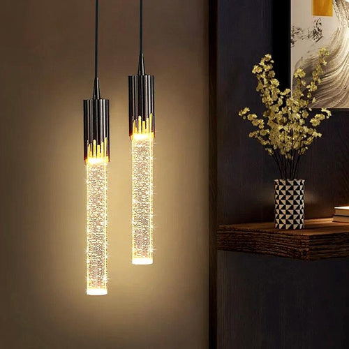 Stakes Black Pendant Light